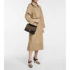 Fendi Leather-trimmed Trench Coat