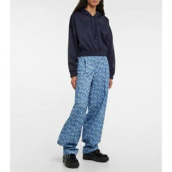 Fendi Logo Cropped Hoodie