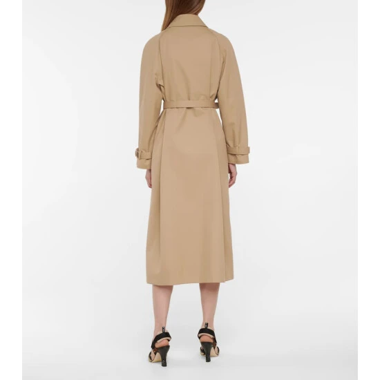 Fendi Leather-trimmed Trench Coat 2 Fendi Leather-trimmed Trench Coat - Image 2