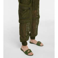 Fendi Logo Lace And Mesh Cargo Jumpsuit -Fendi Shop unnamed file 660