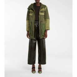 Fendi Vertigo Convertible Stretch-cotton Parka