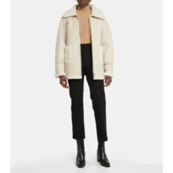 Fendi Leather And Shearling Jacket