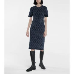 Fendi FF Knee-high Leather Boots