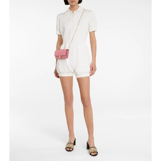 Fendi FF Interlace Raffia Sandals 1 Fendi FF Interlace Raffia Sandals