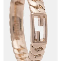 Fendi Baguette Small Hoop Earrings -Fendi Shop unnamed file 761