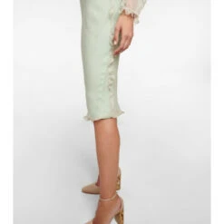 Fendi Ruffle-trimmed Silk Chiffon Midi Dress -Fendi Shop unnamed file 766