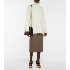 Fendi Logo Turtleneck Sweater