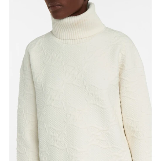 Fendi Logo Turtleneck Sweater 3 Fendi Logo Turtleneck Sweater - Image 3