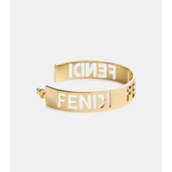 Fendi Logo Hoop Earrings -Fendi Shop unnamed file 828