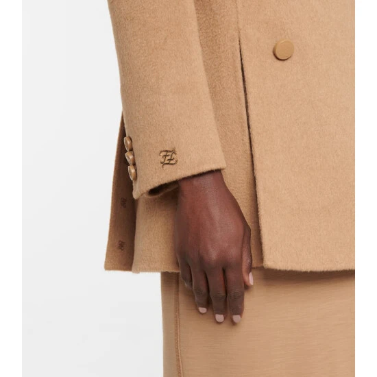 Fendi Camel Hair Wool Blazer 4 Fendi Camel Hair Wool Blazer - Image 4