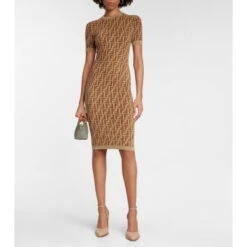 Fendi Monogram Midi Dress