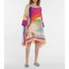 Fendi Printed Silk Kaftan