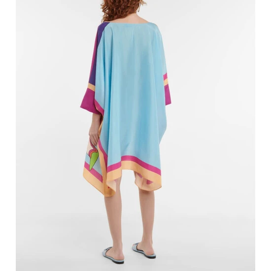 Fendi Printed Silk Kaftan 2 Fendi Printed Silk Kaftan - Image 2