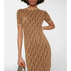 Fendi Monogram Midi Dress -Fendi Shop unnamed file 88